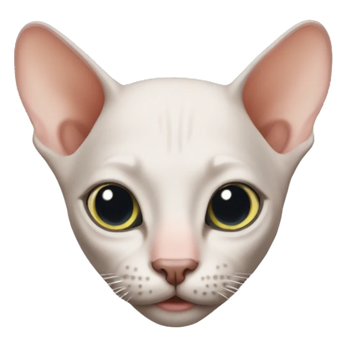 Hairless cat sticker
