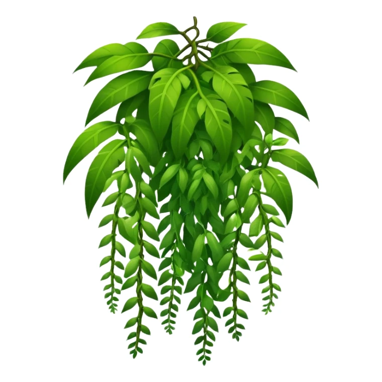 tropical jungle lianas hanging sticker