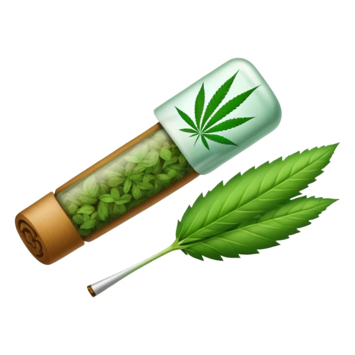 Weed in blunt sticker