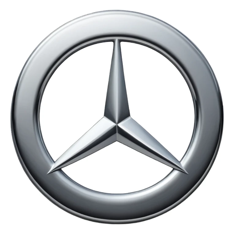 mercedes benz circle logo sticker