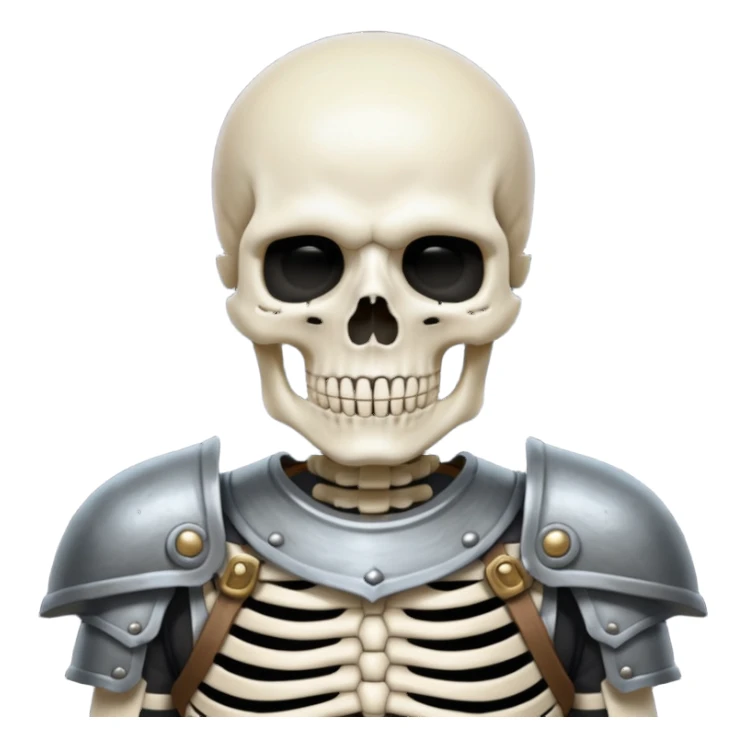 skeleton army guy  sticker