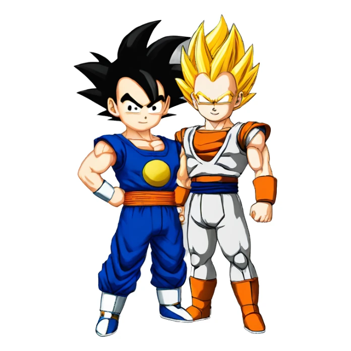 Songoku and vegeta sticker