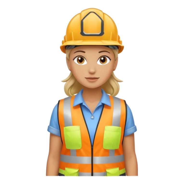 bauarbeiterin sticker