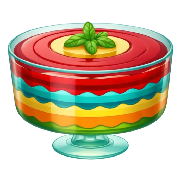 Vintage jello salad sticker