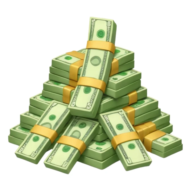 Money hype sticker
