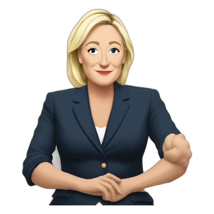 Marine Le Pen picasso sticker