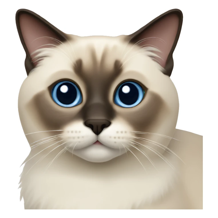 ragdoll siamese cat sticker