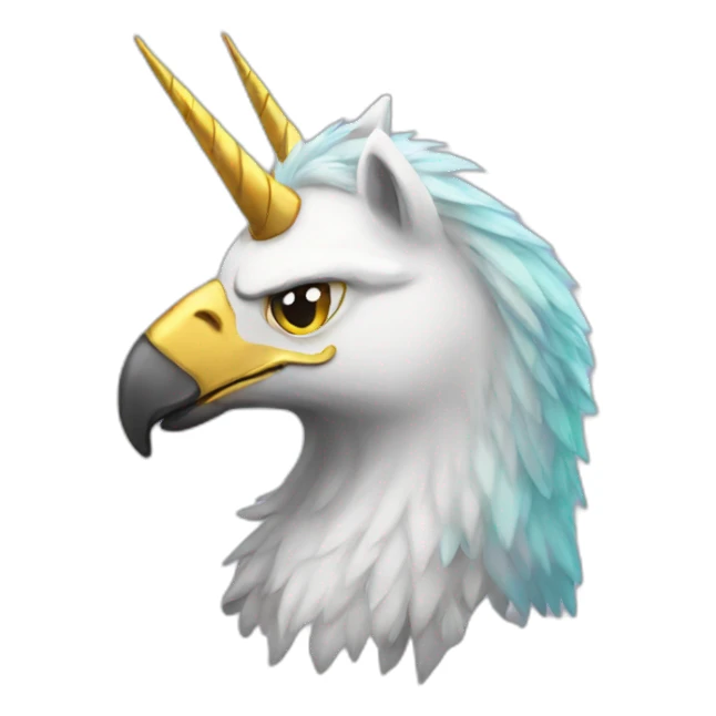 Eagle Unicorn sticker