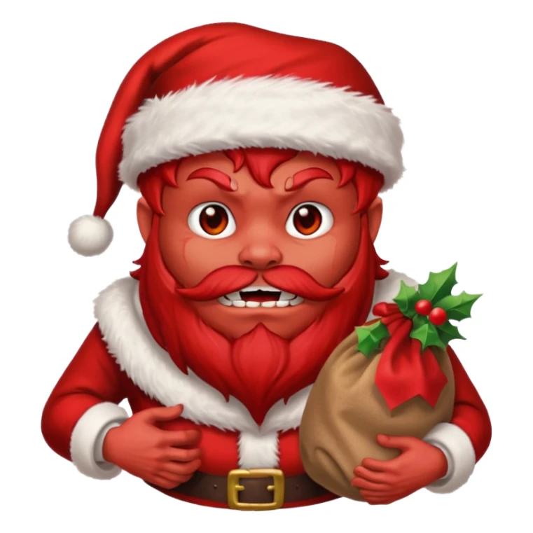 Demon ,Christmas  sticker
