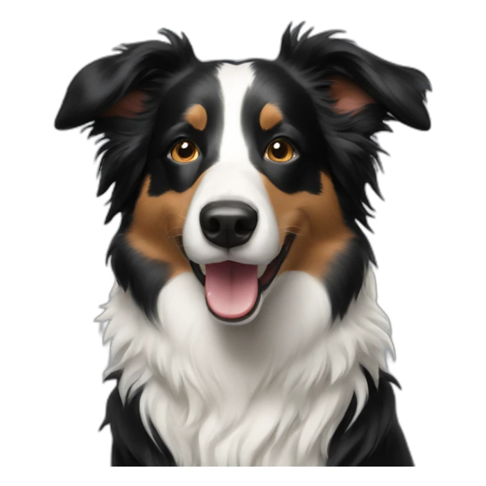 Happy-border-collie sticker