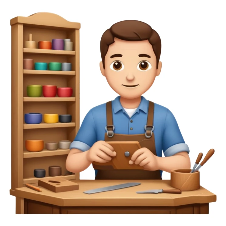 experienced furniture maker sticker