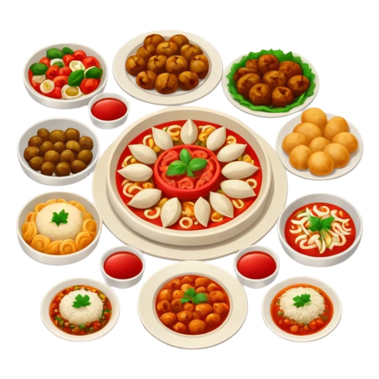 Albanian food sticker