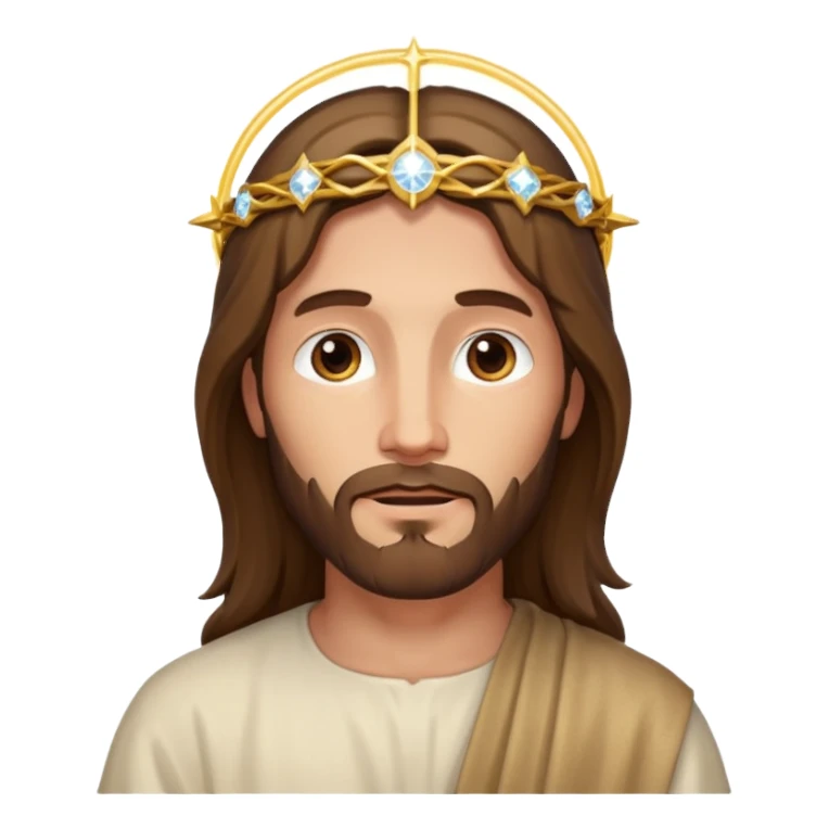 Sparkle Jesus sticker