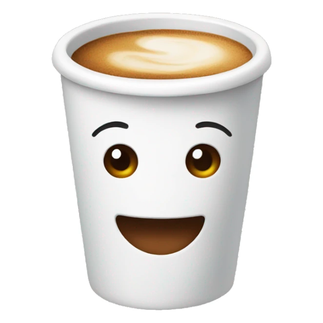 cute coffee cup sticker