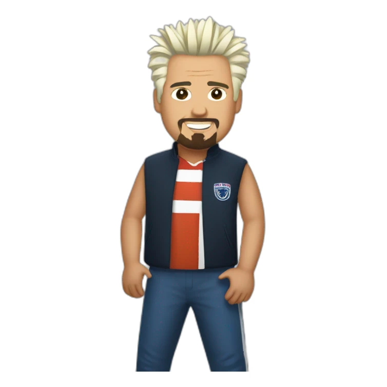 Guy Fieri Tottenham Hotspur fan sticker