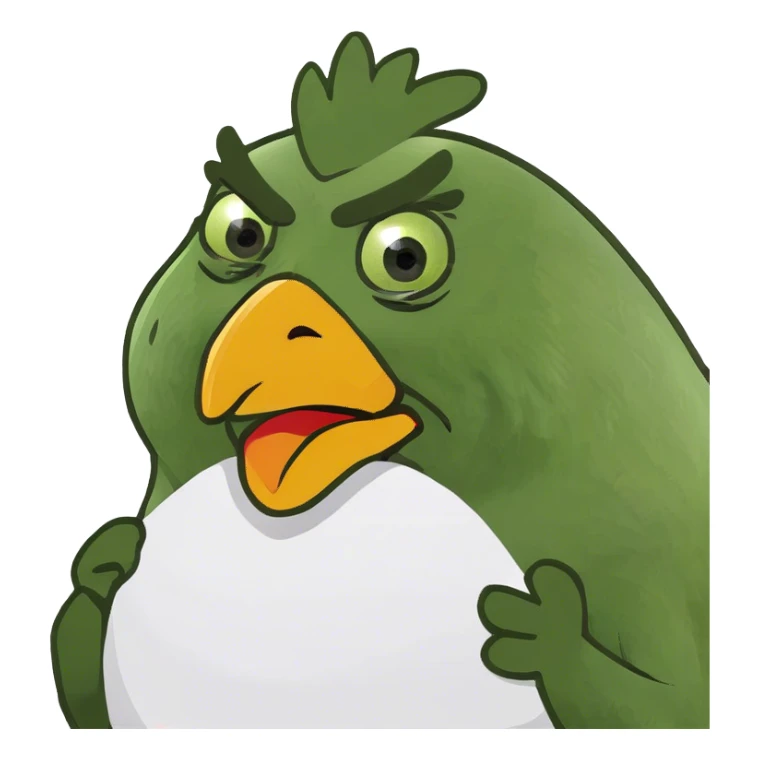funny chicken sticker