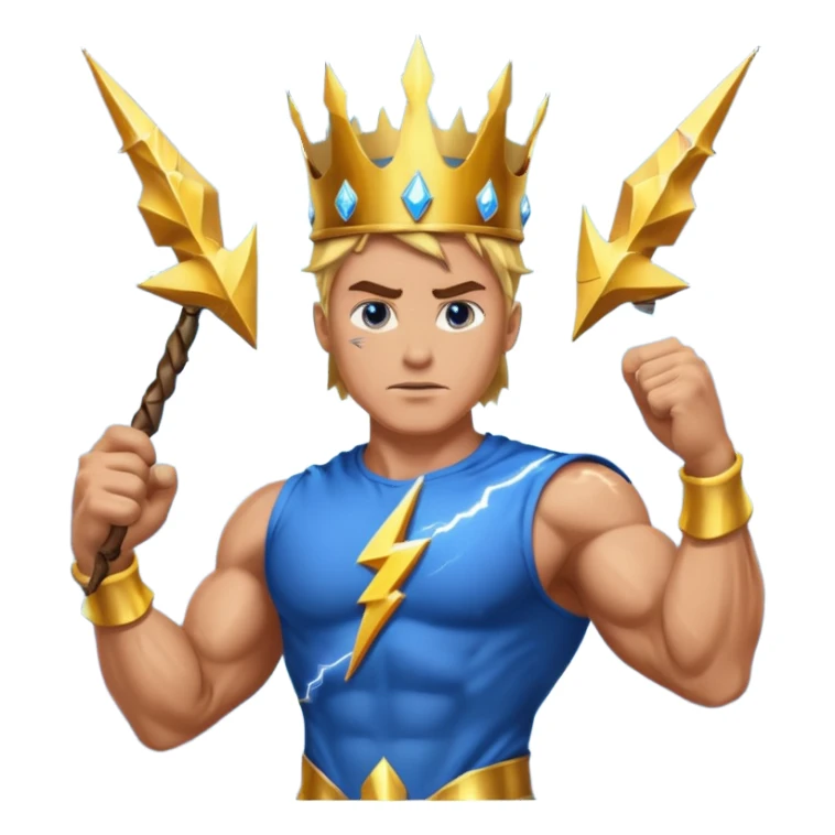 God of lightning 
 sticker