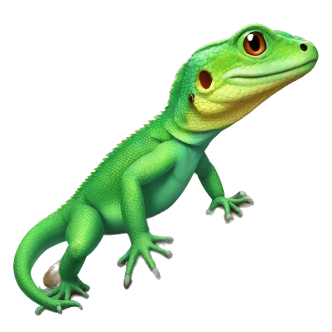 monitor lezard sticker