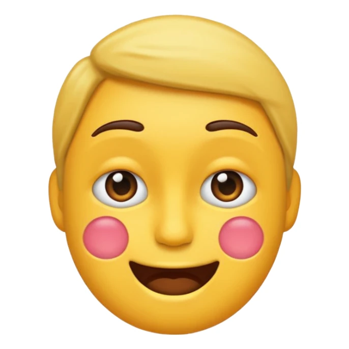 Make me a emoji backing off but embarrassed sticker