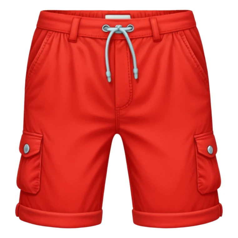 capri short red sticker