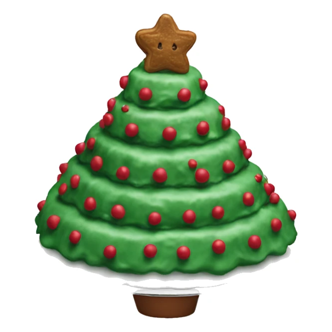Little Debbie Christmas tree cake sticker