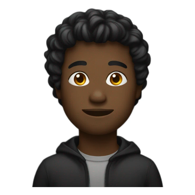 Personne noir sticker