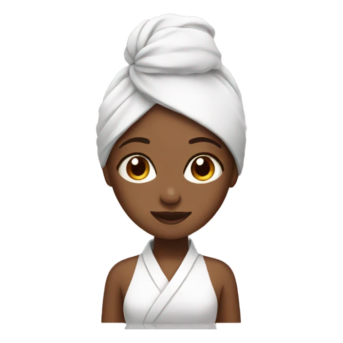 Girl at a spa sticker