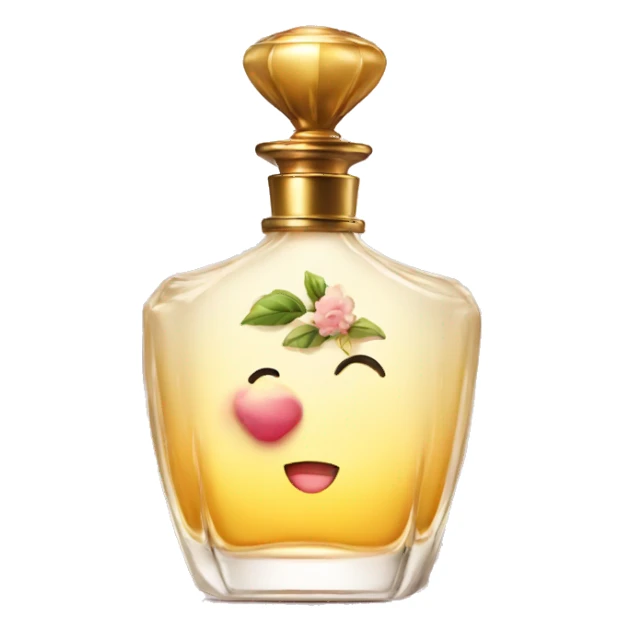vintage perfume sticker