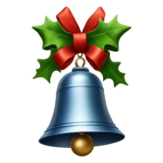 Christmas bell sticker