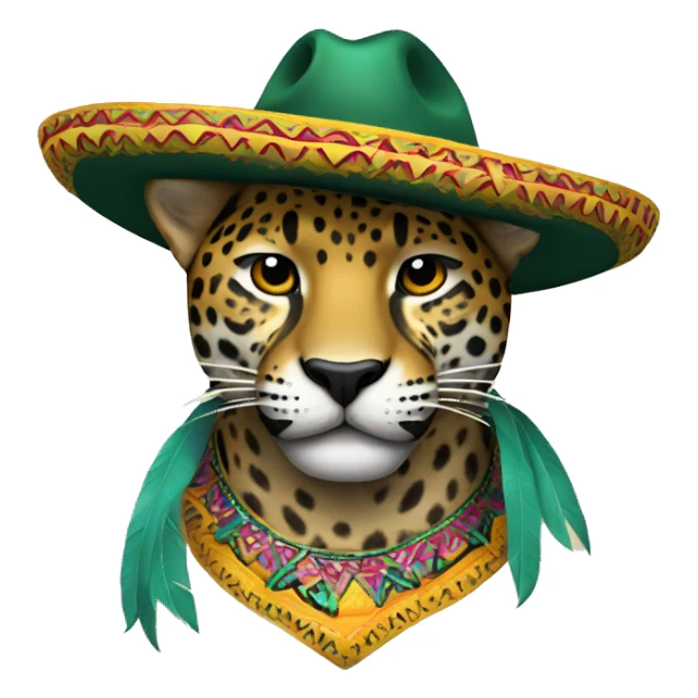 Jaguars with sombrero  sticker