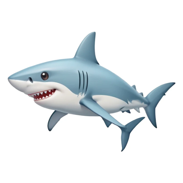 Shark wearing a bikini top  sticker