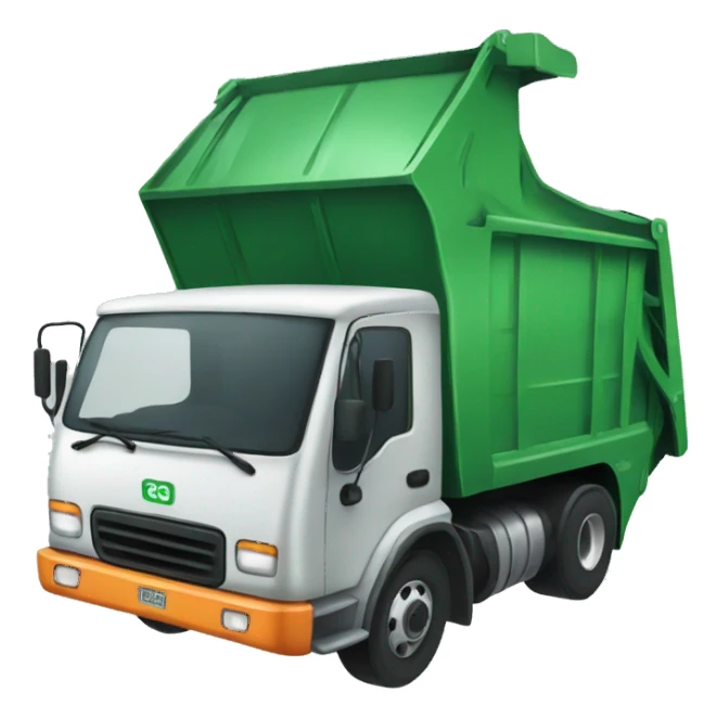 garbage truck sticker
