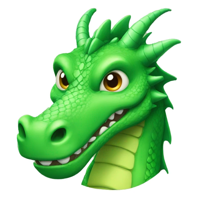 green dragon sticker