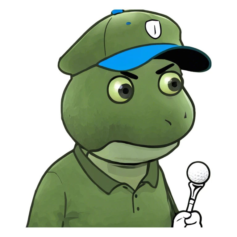 Golf cheater sticker