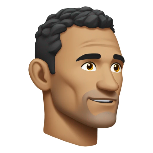 tony ferguson side profile sticker