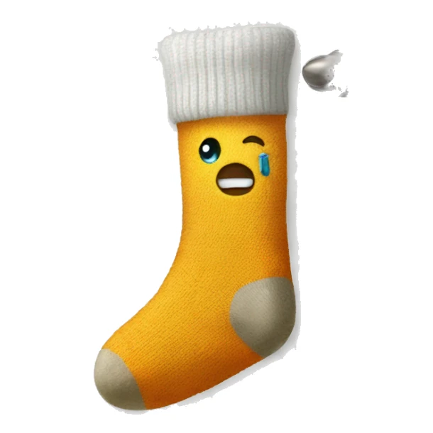 sock on door sticker