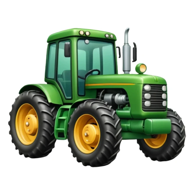 forest tractor sticker