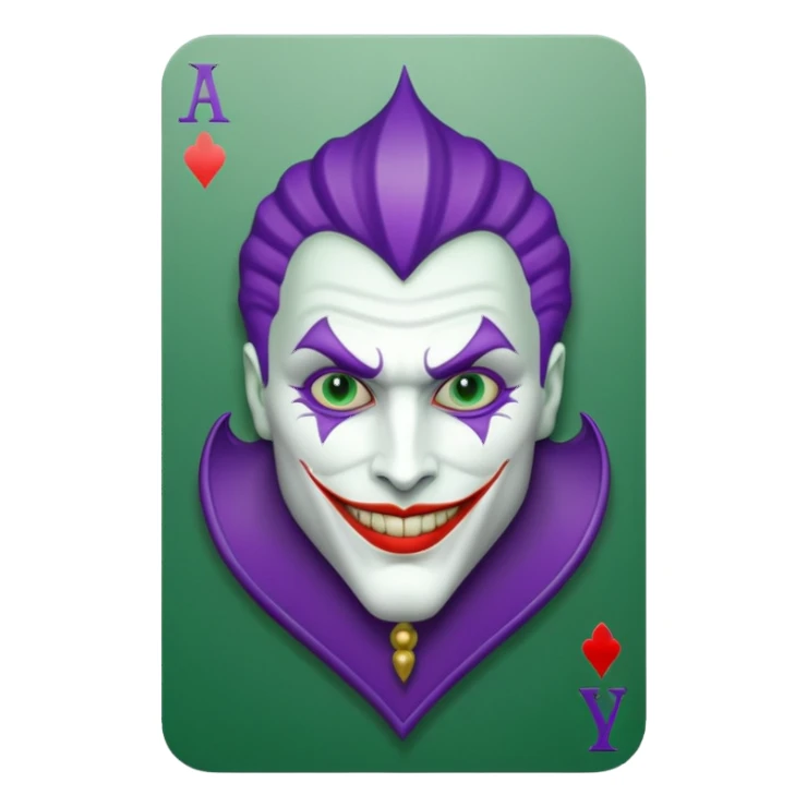 joker's calling card sticker