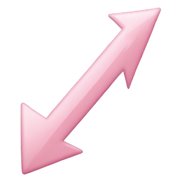 light pink arrow sticker