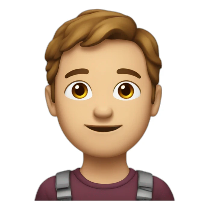 Cœur bordeau sticker