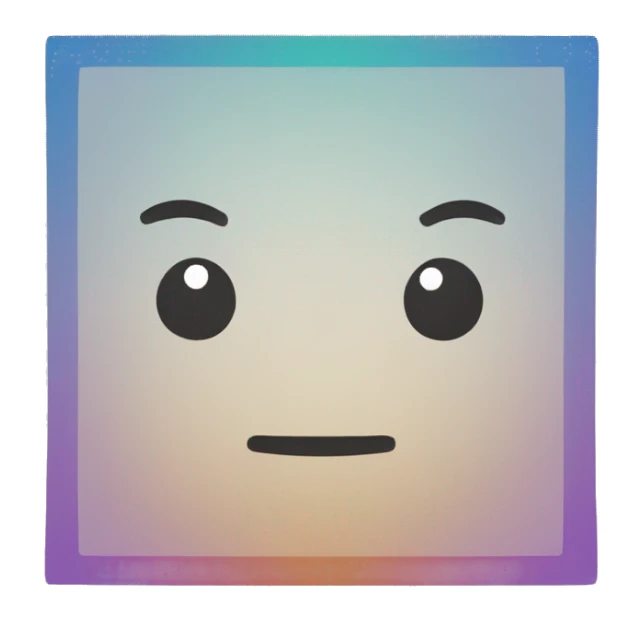 Square in color FFF03A sticker