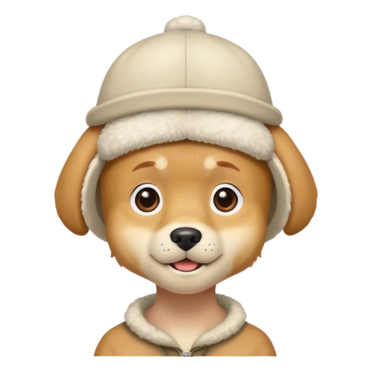 Avatar with dog hat sticker