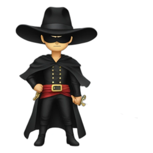 One piece zorro sticker