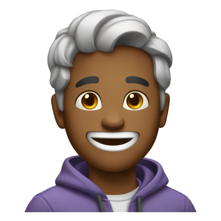 Emotional but happy sticker