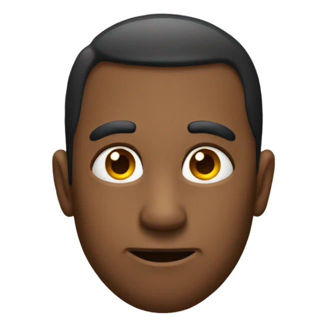 Emoji with side eye  sticker