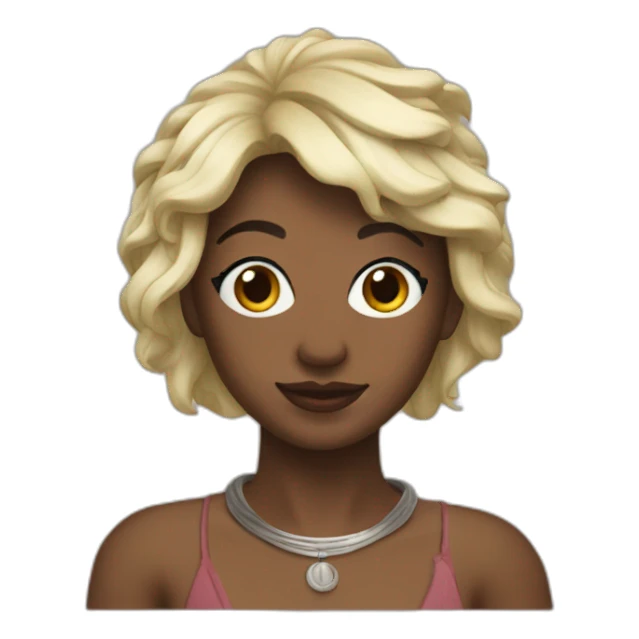 Cincilla white ebony sticker