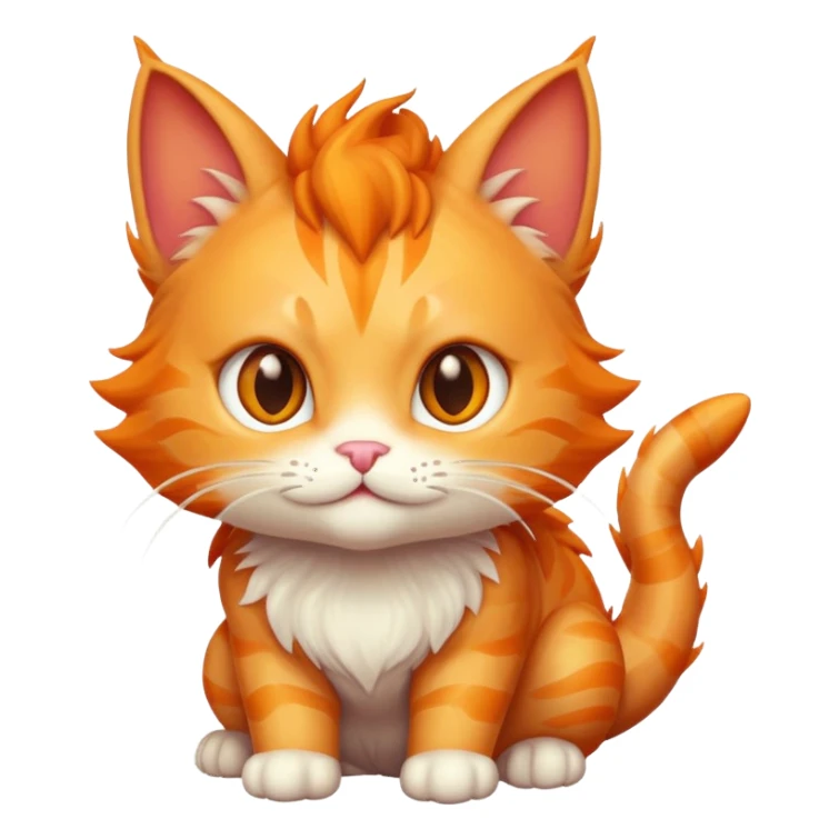 dragon kitty sticker
