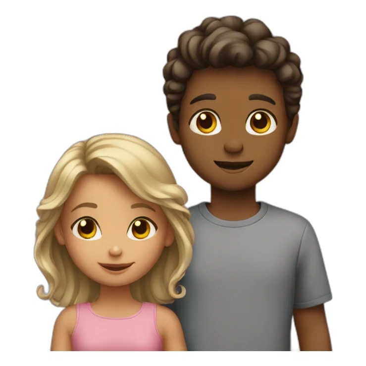 Child Couple  sticker