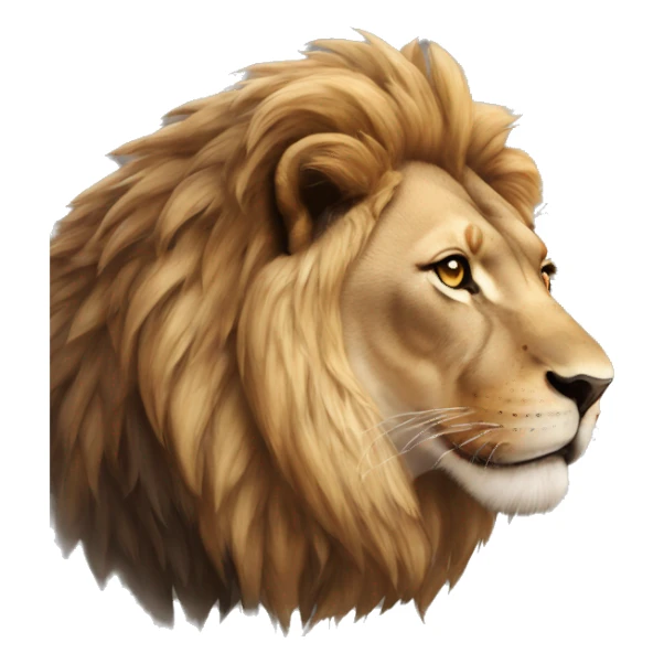 Lion enragé très stupide  sticker