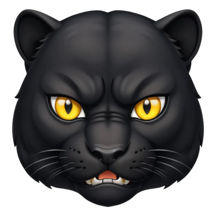 angry panther animal sticker